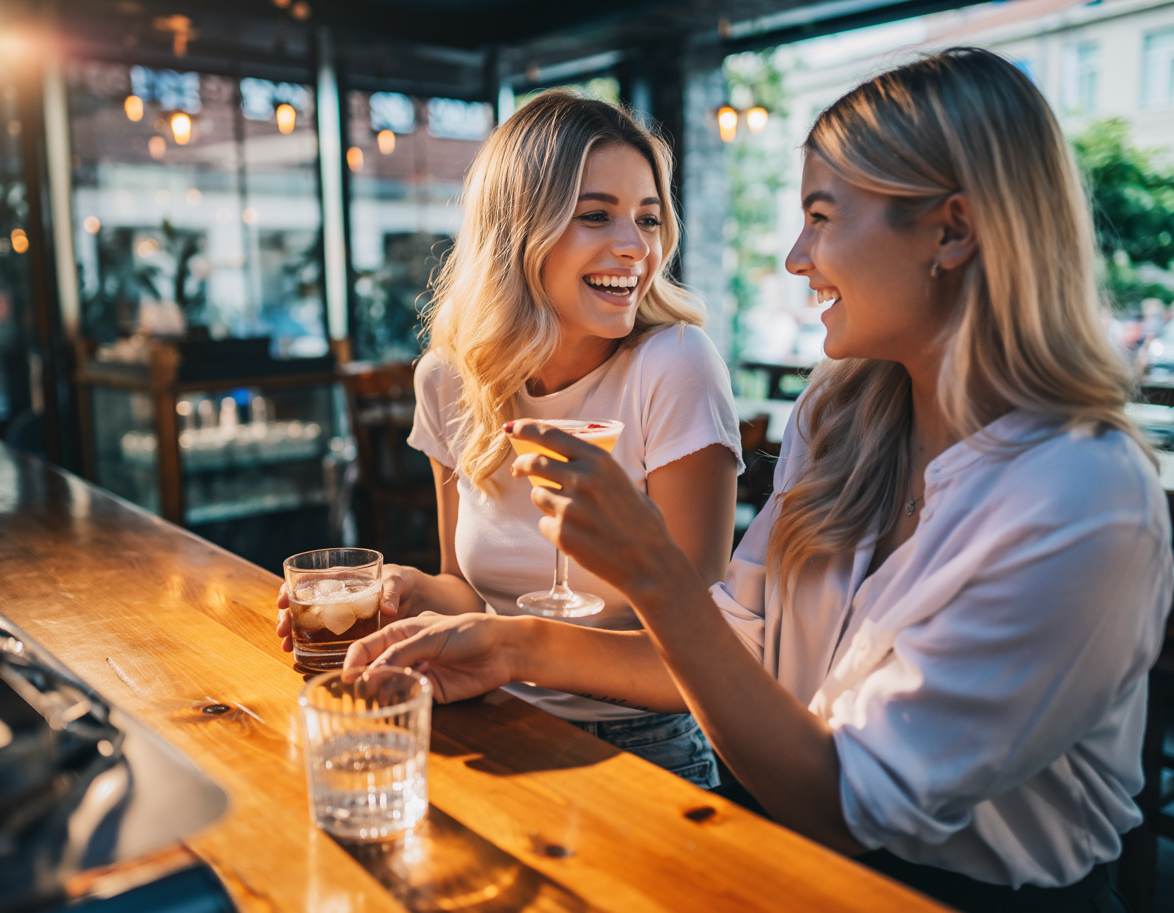 Firefly_peux tu me faire une photo avec deux filles blondes de 25 ans a peu pres qui sont der 22631